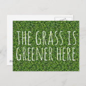 De gras is hier groener briefkaart (Voorkant / Achterkant)