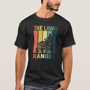 De gras ranger rijdt weer Lawn Mowing Mower Vader T-shirt