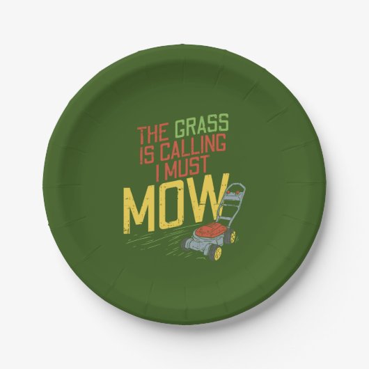 De gras roept papieren bordje (Voorkant)