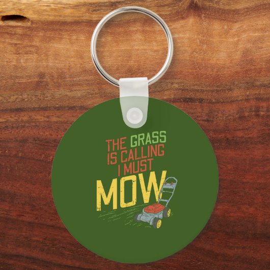 De gras roept sleutelhanger (Voorkant)