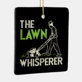 De graskeizer keramisch ornament (Rechts)