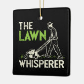 De graskeizer keramisch ornament (Links)