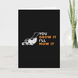 De grasmaaier die je kweekt, zal ik het grasmaaien kaart