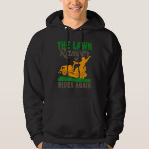 De grasranger rijdt weer maaimachine maaien gazon  hoodie