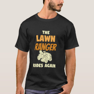 De grasstok komt opnieuw voor een grasmachine t-shirt