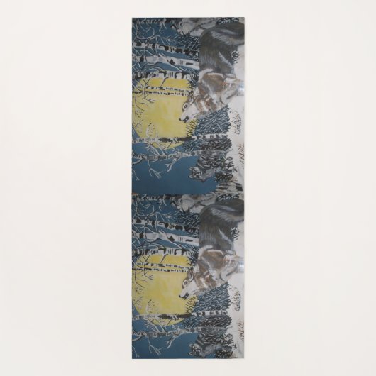 DE GRAY WOLF YOGAMAT (Achterkant)