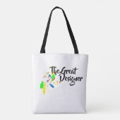 De Great Designer Shoulder Canvas tas (Achterkant)