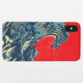 De Great Hokusai Wave in Hope Art Style Case-Mate iPhone Case (Achterkant (horizontaal))