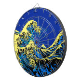 De Great Hokusai Wave in Pop Art Style Accent Dartbord (Voorkant Rechts)