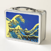 De Great Hokusai Wave in Vibrant Pop Style (Achterkant)
