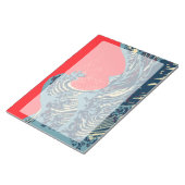De Great Hokusai Wave in Vibrant Style Notitieblok (Schuin)