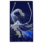 De Great Hokusai Wave Modern-stijlen Klein Cadeauzakje (Achterkant)