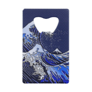 De Great Hokusai Wave Modern-stijlen Kredietkaart Flessenopener