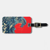 De Great Hokusai Wave Pop Decor Bagagelabel (Voorkant horizontaal)