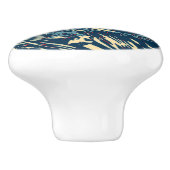 De Great Hokusai Wave Pop Decor Keramische Knop (Zijkant)