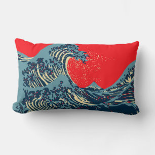 De Great Hokusai Wave Pop Decor Kussen