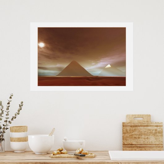 DE GREAT PYRAMIDS PRINT (Keuken)