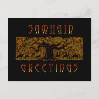 De Great Tree Samhain-Kaart Briefkaart