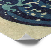 De Great Wave Katsushika 36 Uitzicht van de berg F Poster (Hoek)