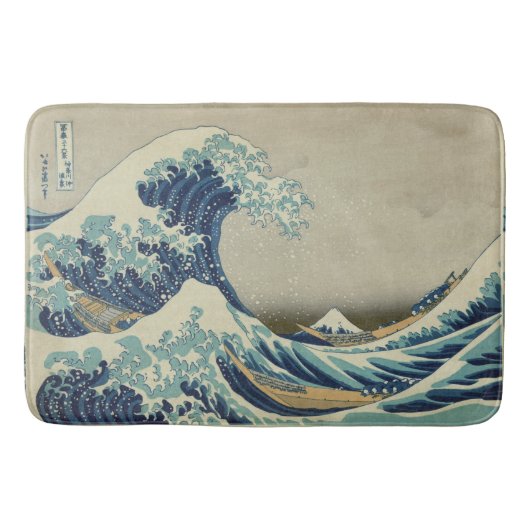 De Great Wave Mt Fuji Badmat (Voorkant)