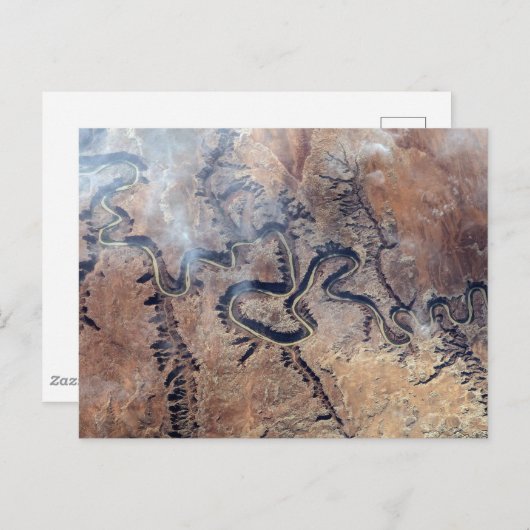 De Green River en de zijrivieren Canyons in Utah Briefkaart (Voorkant / Achterkant)