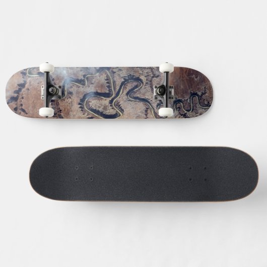 De Green River en de zijrivieren Canyons in Utah Skateboard (Horizontaal)
