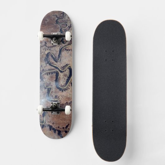 De Green River en de zijrivieren Canyons in Utah Skateboard (Voorkant)