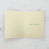 De Green Shamrock  St. Patrick's Day Card (Binnen)