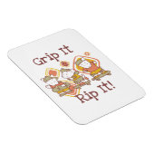 De greep het en scheurt het die met een skateboard magneet (Rechterzijde)