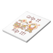 De greep het en scheurt het die met een skateboard notitieblok (Gedraaid)