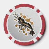 "De greep van het anker" Poker Chips (Achterkant)