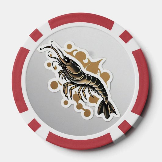 "De greep van het anker" Poker Chips (Achterkant)