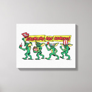 De Gremlins™ Komen Er Aan Canvas Afdruk