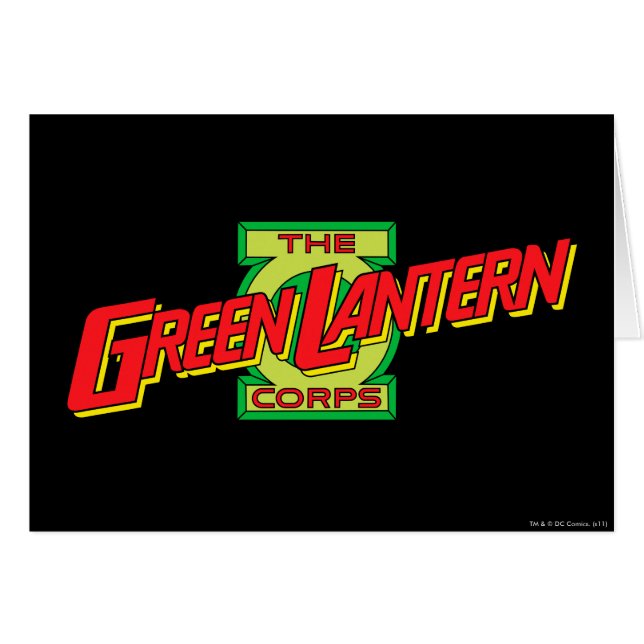 De Gren Lantern Corps Logo (Voorkant Horizontaal)