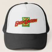 De Gren Lantern Corps Logo Trucker Pet (Voorkant)