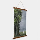 De grens hangend wandkleed (Gebogen)