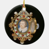 De Gresley Jewel, met miniatuurportretten van Sir Keramisch Ornament (Achterkant)