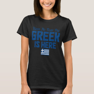 De Griekse vlag is hier Griekenland Hellas Griekse T-shirt