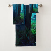 De griezelige glimp van Graveyard Ghost Bad Handdoek (Insitu)