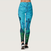 De griezelige glimp van Graveyard Ghost Leggings (Achterkant)