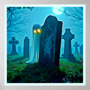 De griezelige glimp van Graveyard Ghost Poster