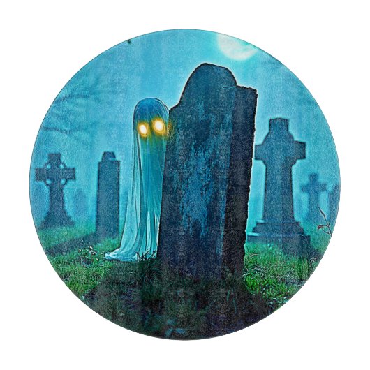 De griezelige glimp van Graveyard Ghost Snijplank (Voorkant)