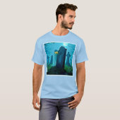 De griezelige glimp van Graveyard Ghost T-shirt (Voorkant volledig)