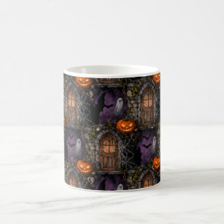 De Griezelige Halve Hof Halloween Koffiemok