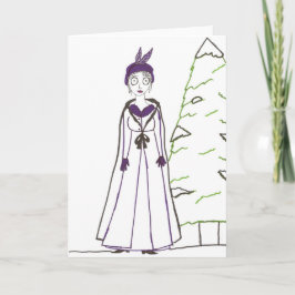 De griezelige kerstdagen van Jane Austen Feestdagen Kaart