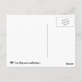 De griezelige Victoriaans Kwade Vintage van het Briefkaart (Achterkant)