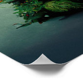 De grijsboomstructuur poster (Hoek)