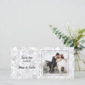 De grijze Bloem sparen de Kaarten van de Foto van  (Staand voorkant)