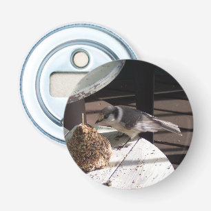 De grijze Flesopener van de Button van de Vlaamse Button Flesopener