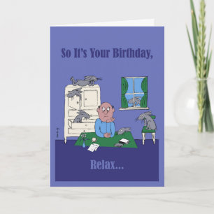 De grijze Kaart van de Verjaardag van Hazen